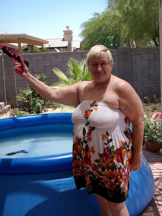 Russin Granny Rote Onanieren